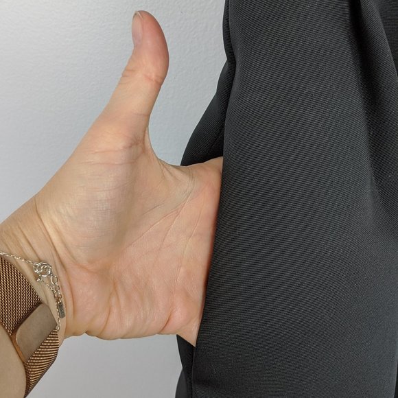 Kate Spade Black Bow Fit & Flare Dress w/ Pockets - Picture 4 of 9